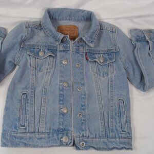 Kids Unisex Levi's  Blue Jean Jacket Sz 4T - 3-4 yrs